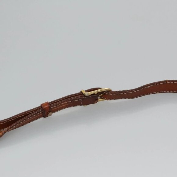 CELINE Macadam Canvas Shoulder Bag PVC Leather Beige Auth - Picture 11 of 16